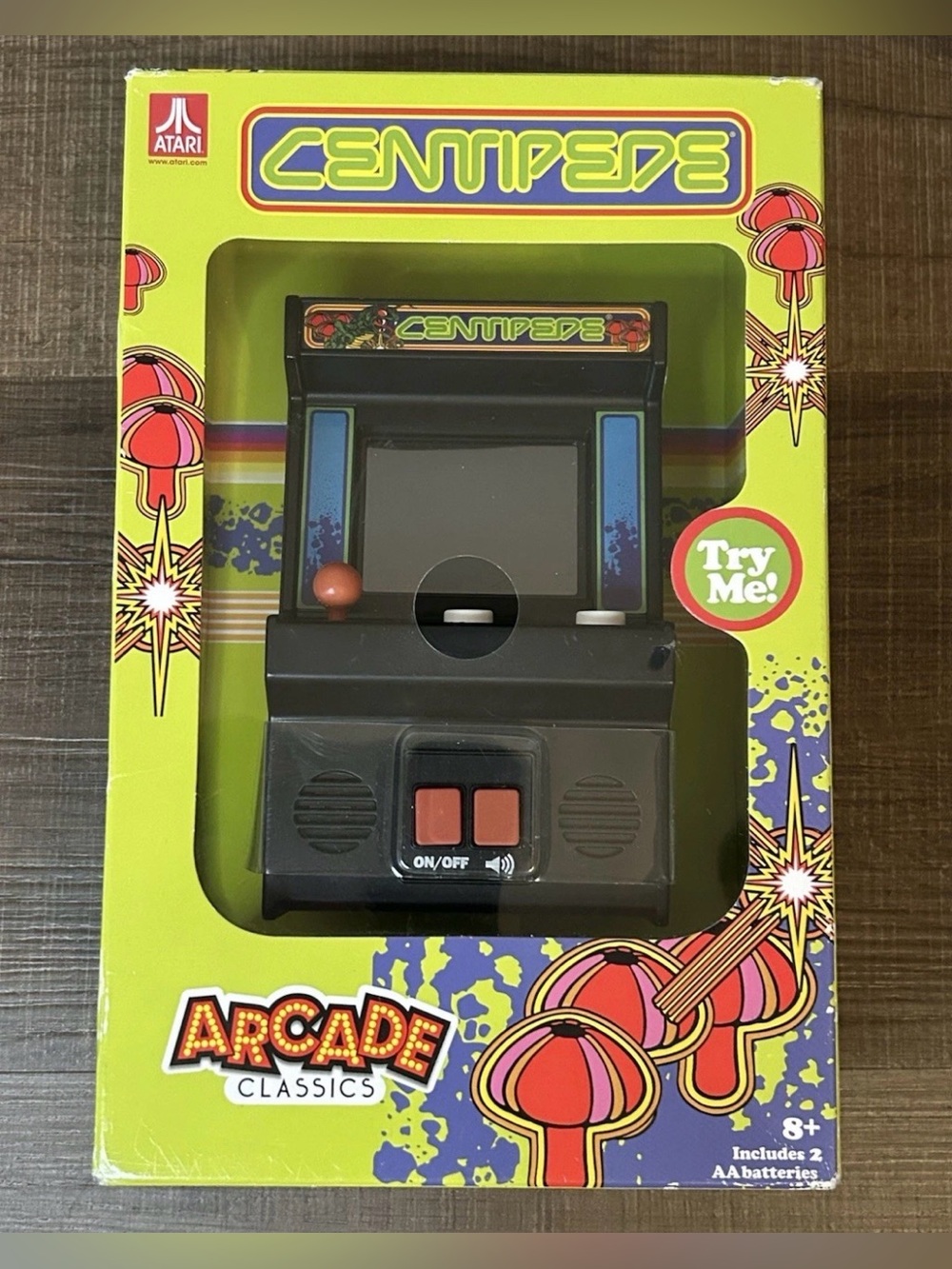Centipede Basic Fun Arcade Classics #03 Handheld Mini Game Atari Open Box
